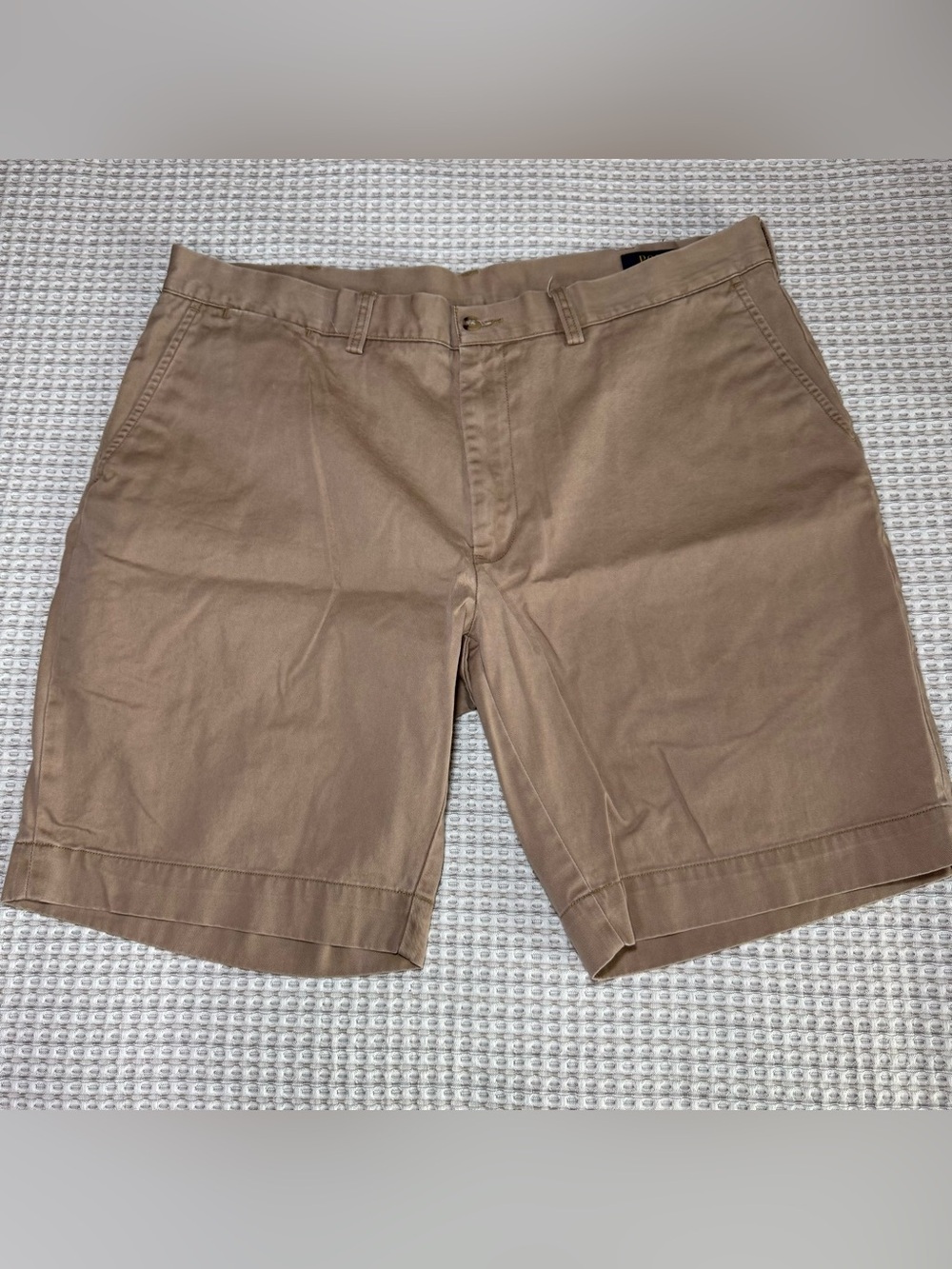 Polo Ralph Lauren Shorts Men's Khaki Size 38 Classic Fit Chino Shorts 9” Inseam - Picture 1 of 9